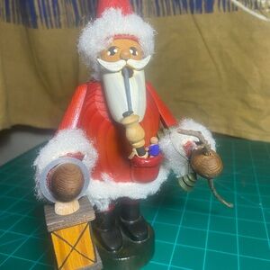 Erzgebirgische Volkskunst Smoker Christmas Santa Clause German